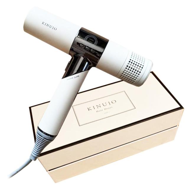 KINUJO ヘアドライヤー ホワイト 専用ノズル付き 正規品】KINUJO キ